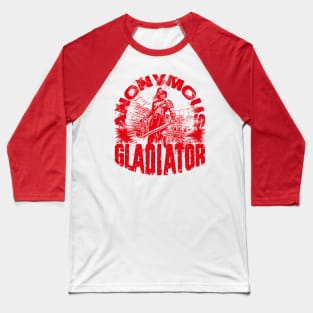 Anonymous Gladiator, warrior, fighter Baseball T-Shirt